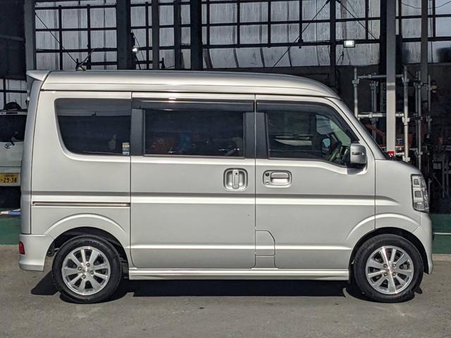 スクラムワゴン PZターボ スペシャル ハイルーフ メモリーナビ 両側Pドア 衝突軽減ブレーキ オートステップ ETC TV HIDヘッドライト 純正14AW リアヒーター スマートキー 電格ミラー 純正フルエアロ フォグライト オートライト ドアバイザー DVD再生(36枚目)