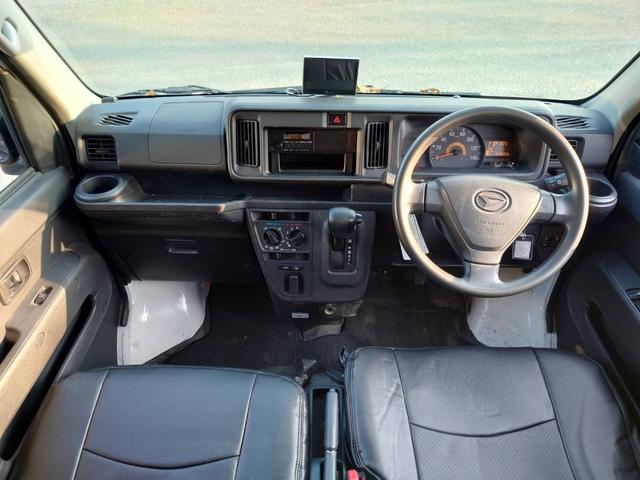 ハイゼットカーゴ DX SAIII ハイルーフ 衝突軽減装置 コーナーセンサー レーン逸脱警報 アイドリングストップ キーレス LEDヘッドライト オートハイビーム 光軸調整ライト ドアバイザー 集中ドアロック フルフラットシート 4人乗り オートライト ABS 横滑り防止(10枚目)