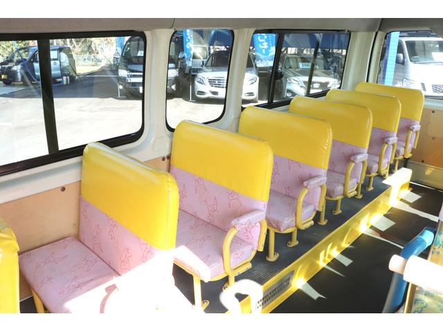 園児バス 幼児22人大人4人 バックモニター 4WD(10枚目)