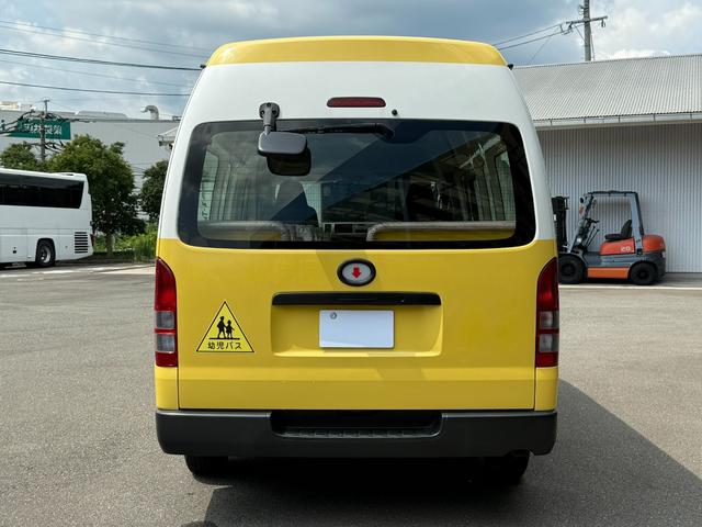ハイエースバン 幼児専用車　幼児バス園児２６人乗り、乗車定員３＋２６／１．５人、タイミングベルト交換済Ｒ６年８月１日（９６９０５ｋｍ時）、安全確認装置、ドライブレコーダー（12枚目）