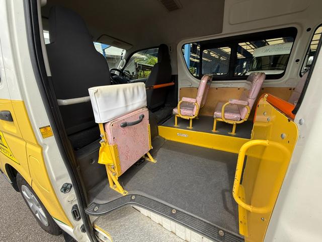 ハイエースバン 幼児専用車　幼児バス園児２６人乗り、乗車定員３＋２６／１．５人、タイミングベルト交換済Ｒ６年８月１日（９６９０５ｋｍ時）、安全確認装置、ドライブレコーダー（22枚目）