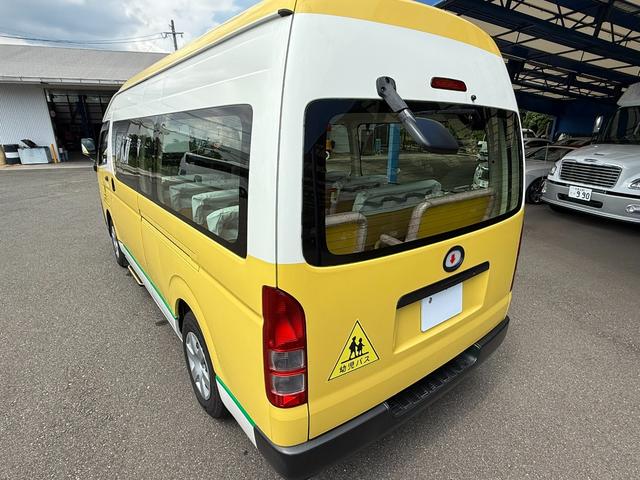 ハイエースバン 幼児専用車　幼児バス園児２６人乗り、乗車定員３＋２６／１．５人、タイミングベルト交換済Ｒ６年８月１日（９６９０５ｋｍ時）、安全確認装置、ドライブレコーダー（26枚目）