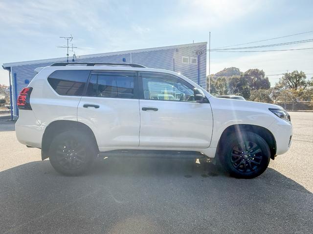 ランドクルーザープラド TX Lパッケージ マットブラックエディション メーカーOP9型ディスプレイオーディオ/Tコネクトナビ/スーパーライブサウンド/マルチテレインモニター/IGLA2セキュリティ(キーフォグ2個付属)/7人乗り/ルーフレール(ブラック)/寒冷地仕様(9枚目)