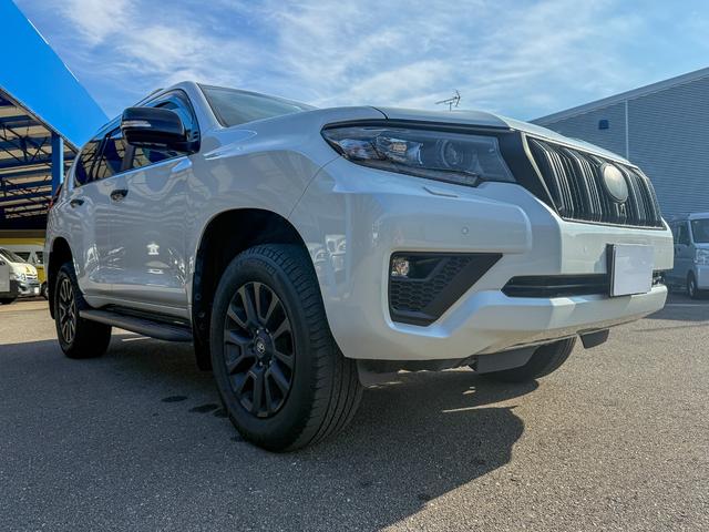 ランドクルーザープラド TX Lパッケージ マットブラックエディション メーカーOP9型ディスプレイオーディオ/Tコネクトナビ/スーパーライブサウンド/マルチテレインモニター/IGLA2セキュリティ(キーフォグ2個付属)/7人乗り/ルーフレール(ブラック)/寒冷地仕様(10枚目)