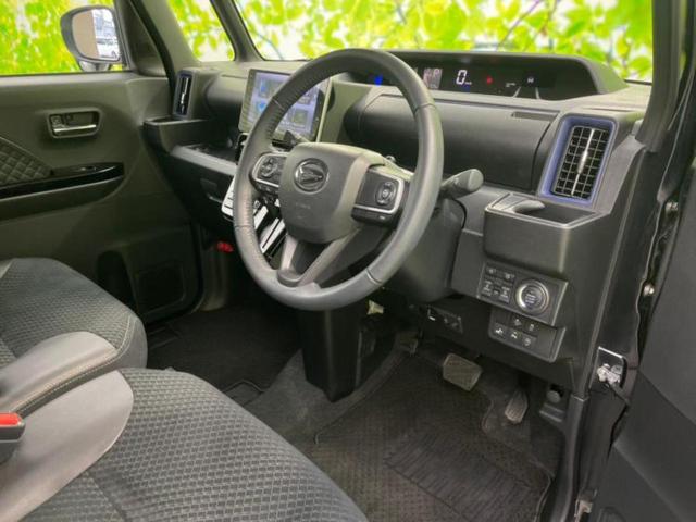 タント カスタムＲＳ　新品タイヤ／保証書／純正　９インチ　ＳＤナビ／衝突安全装置／両側電動スライドドア／シートヒーター　前席／パノラマモニター／車線逸脱防止支援システム／シート　ハーフレザー　衝突被害軽減システム　ドラレコ（5枚目）