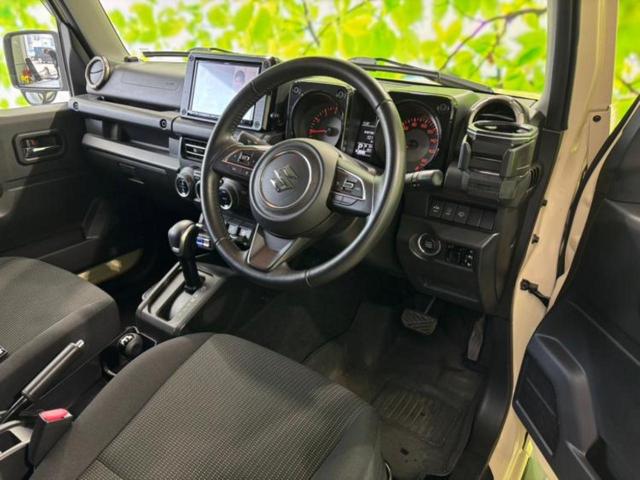 ジムニーシエラ ４ＷＤ　ＪＣ　社外　８インチ　ＳＤナビ／セーフティサポート（スズキ）／シートヒーター　前席／車線逸脱防止支援システム／ヘッドランプ　ＬＥＤ／Ｂｌｕｅｔｏｏｔｈ接続／ＥＴＣ／ＥＢＤ付ＡＢＳ／横滑り防止装置　４ＷＤ（5枚目）