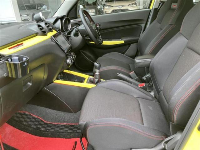 スイフトスポーツ スポーツ　新品タイヤ／保証書／純正　９インチ　ＳＤナビ／衝突安全装置／シートヒーター　運転席／全方位モニター用カメラ／ヘッドランプ　ＬＥＤ／Ｂｌｕｅｔｏｏｔｈ接続／ＥＴＣ／ＥＢＤ付ＡＢＳ／横滑り防止装置　禁煙車（5枚目）