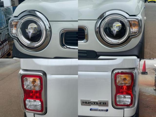 ハスラー ハイブリッドＧ　保証書／シートヒーター　前席／ヘッドランプ　ＬＥＤ／ＥＢＤ付ＡＢＳ／横滑り防止装置／アイドリングストップ／セーフティサポート（スズキ）／エアバッグ　運転席／エアバッグ　助手席／エアバッグ　サイド（44枚目）