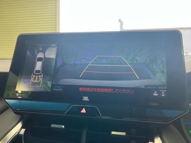 ハリアーハイブリッド Ｚレザーパッケージ　新品タイヤ／ＪＢＬ／保証書／ディスプレイオーディオ＋ナビ１２．３インチ／デジタルインナーミラー／衝突安全装置／シートエアコン／パノラミックビューモニター／車線逸脱防止支援システム／シート　合皮　禁煙車（13枚目）