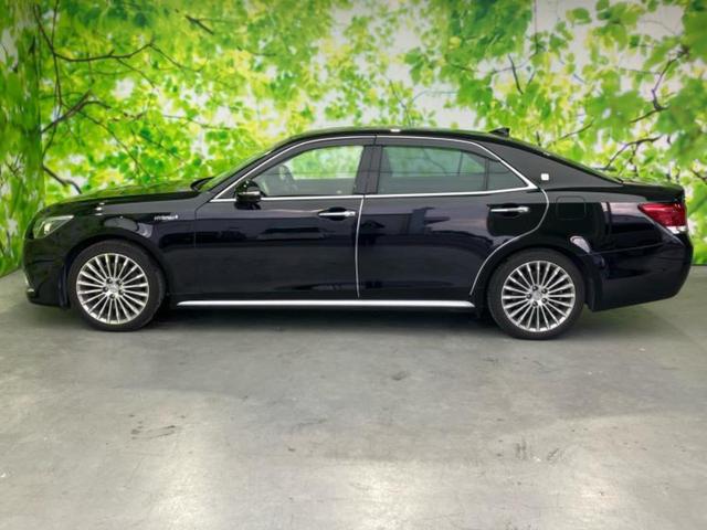 クラウンマジェスタ マジェスタFバージョン 保証書/純正 8インチ メモリーナビ/トヨタセーフティセンス/エアーシート 全席/パノラミックビューモニター/車線逸脱防止支援システム/シート フルレザー/パーキングアシスト バックガイド 革シート(2枚目)