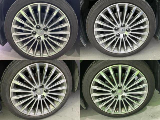 クラウンマジェスタ マジェスタFバージョン 保証書/純正 8インチ メモリーナビ/トヨタセーフティセンス/エアーシート 全席/パノラミックビューモニター/車線逸脱防止支援システム/シート フルレザー/パーキングアシスト バックガイド 革シート(50枚目)