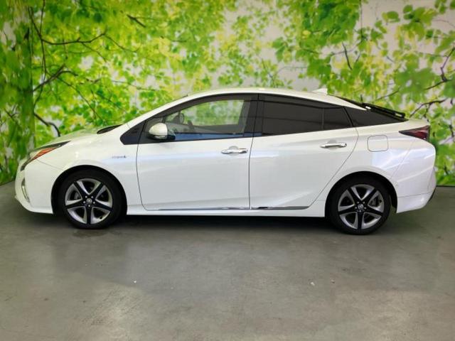 プリウス A 新品タイヤ/保証書/純正 SDナビ/スマートアシスト(トヨタ・ダイハツ)/車線逸脱防止支援システム/パーキングアシスト 自動操舵/ヘッドランプ LED/Bluetooth接続/ETC バックカメラ(2枚目)