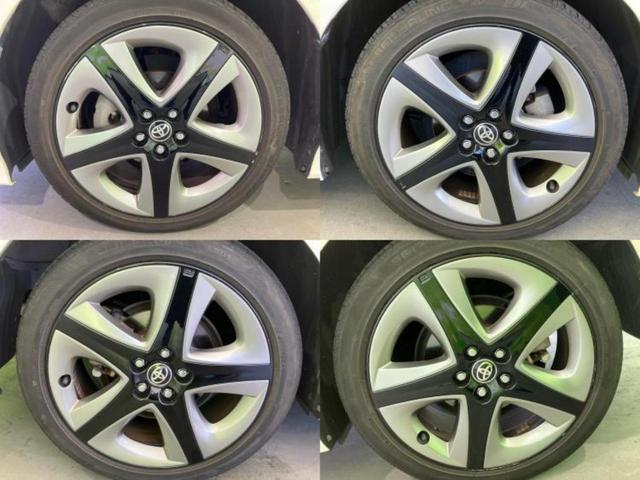 プリウス A 新品タイヤ/保証書/純正 SDナビ/スマートアシスト(トヨタ・ダイハツ)/車線逸脱防止支援システム/パーキングアシスト 自動操舵/ヘッドランプ LED/Bluetooth接続/ETC バックカメラ(50枚目)