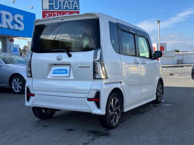 タント カスタムＸ　新品タイヤ／純正　ＳＤナビ／スマートアシスト（トヨタ・ダイハツ）／両側電動スライドドア／シートヒーター　前席／パノラマモニター／車線逸脱防止支援システム／ドライブレコーダー　純正　衝突被害軽減システム（3枚目）