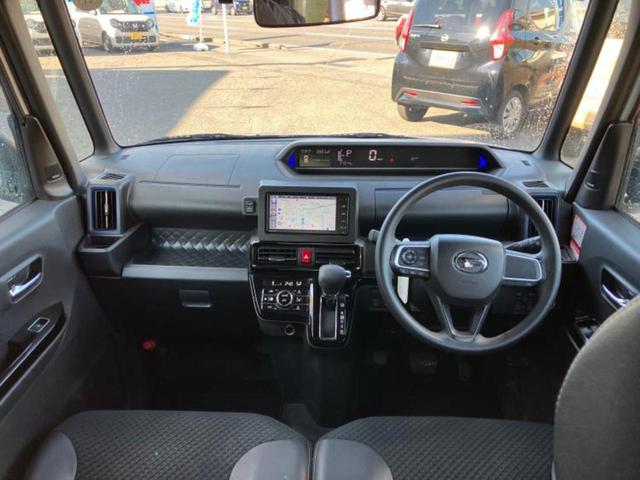 タント カスタムＸ　新品タイヤ／純正　ＳＤナビ／スマートアシスト（トヨタ・ダイハツ）／両側電動スライドドア／シートヒーター　前席／パノラマモニター／車線逸脱防止支援システム／ドライブレコーダー　純正　衝突被害軽減システム（4枚目）