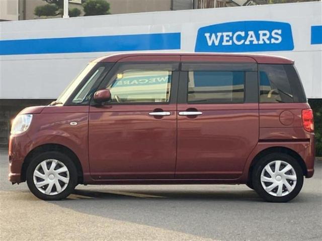 ムーヴキャンバス Ｌ　ＳＡ３　新品タイヤ／保証書／スマートアシスト（トヨタ・ダイハツ）／車線逸脱防止支援システム／ＥＢＤ付ＡＢＳ／横滑り防止装置／アイドリングストップ／禁煙車／エアバッグ　運転席／エアバッグ　助手席　ワンオーナー（2枚目）