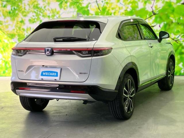 ヴェゼル eHEV Z 純正 9インチ SDナビ/衝突安全装置/シートヒーター/車線逸脱防止支援システム/シート ハーフレザー/電動バックドア/ヘッドランプ LED/Bluetooth接続/ETC/EBD付ABS DVD再生(3枚目)