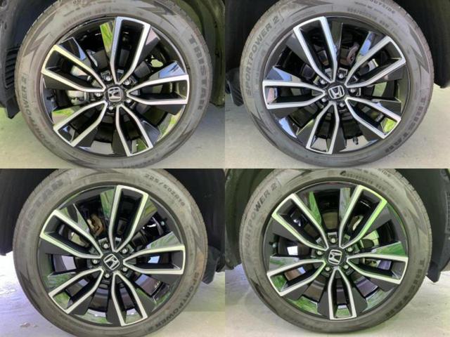 ヴェゼル eHEV Z 純正 9インチ SDナビ/衝突安全装置/シートヒーター/車線逸脱防止支援システム/シート ハーフレザー/電動バックドア/ヘッドランプ LED/Bluetooth接続/ETC/EBD付ABS DVD再生(52枚目)