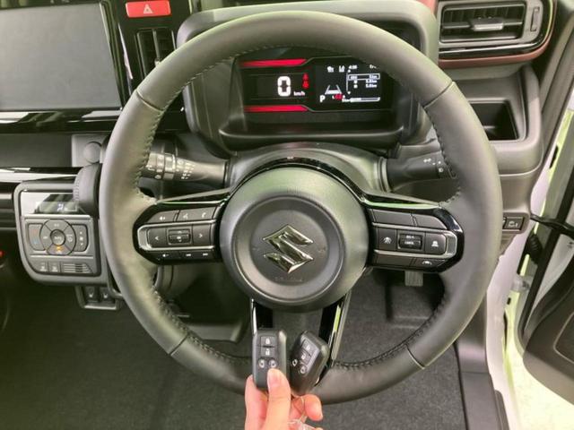 スペーシアカスタム ハイブリッドＸＳ　保証書／両側電動スライドドア／シートヒーター／車線逸脱防止支援システム／ヘッドランプ　ＬＥＤ／ＥＢＤ付ＡＢＳ／横滑り防止装置／アイドリングストップ／クルーズコントロール／エアバッグ　運転席（10枚目）