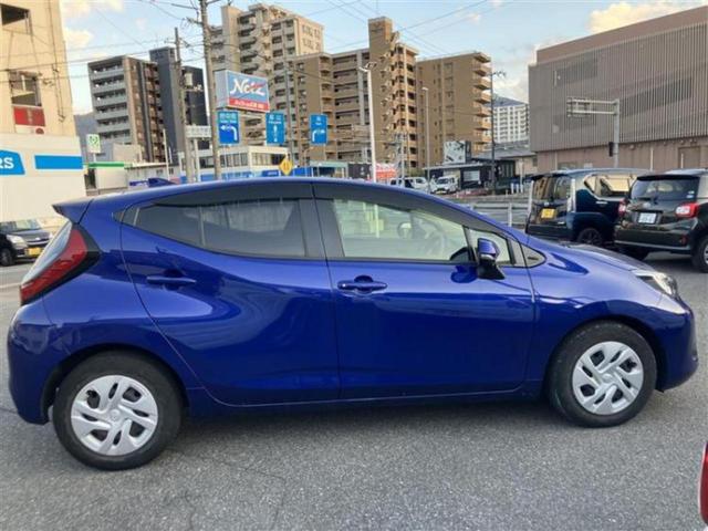 アクア X 新品タイヤ/保証書/ディスプレイオーディオ+ナビ/トヨタセーフティセンス/シートヒーター 前席/パノラミックビューモニター/車線逸脱防止支援システム/ドライブレコーダー 前後 衝突被害軽減システム(3枚目)