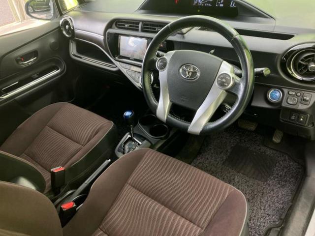 アクア Ｇ　保証書／社外　ＳＤナビ／シートヒーター　運転席／ドライブレコーダー　社外／Ｂｌｕｅｔｏｏｔｈ接続／ＥＴＣ／ＥＢＤ付ＡＢＳ／横滑り防止装置／アイドリングストップ／フルセグＴＶ／ＤＶＤ　ＤＶＤ再生（5枚目）