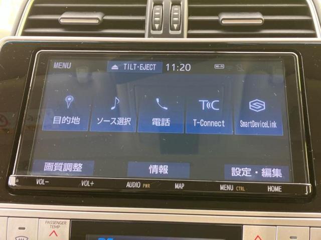 ランドクルーザープラド 4WD TX Lパッケージ 新品タイヤ/サンルーフ/保証書/純正 9インチ SDナビ/シートヒーター/シート フルレザー/ヘッドランプ LED/ETC/EBD付ABS/横滑り防止装置/フルセグTV/エアバッグ 運転席 革シート(9枚目)