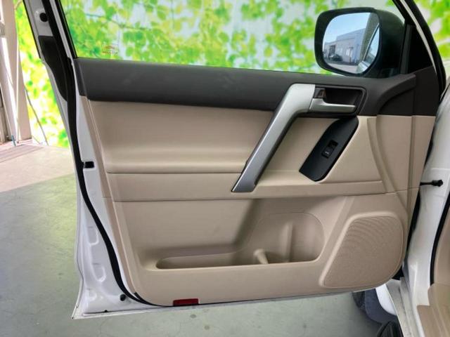 ランドクルーザープラド 4WD TX Lパッケージ 新品タイヤ/サンルーフ/保証書/純正 9インチ SDナビ/シートヒーター/シート フルレザー/ヘッドランプ LED/ETC/EBD付ABS/横滑り防止装置/フルセグTV/エアバッグ 運転席 革シート(22枚目)