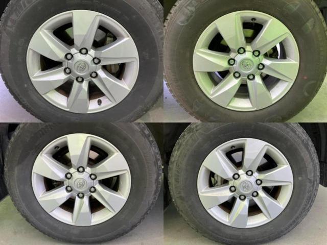 ランドクルーザープラド 4WD TX Lパッケージ 新品タイヤ/サンルーフ/保証書/純正 9インチ SDナビ/シートヒーター/シート フルレザー/ヘッドランプ LED/ETC/EBD付ABS/横滑り防止装置/フルセグTV/エアバッグ 運転席 革シート(50枚目)