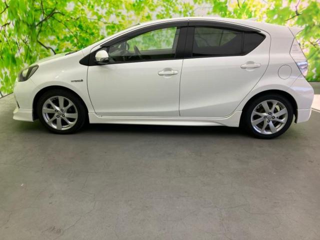 アクア G 純正 SDナビ/ヘッドランプ LED/Bluetooth接続/ETC/EBD付ABS/横滑り防止装置/アイドリングストップ/フルセグTV/エアバッグ 運転席/エアバッグ 助手席 LEDヘッドランプ(2枚目)