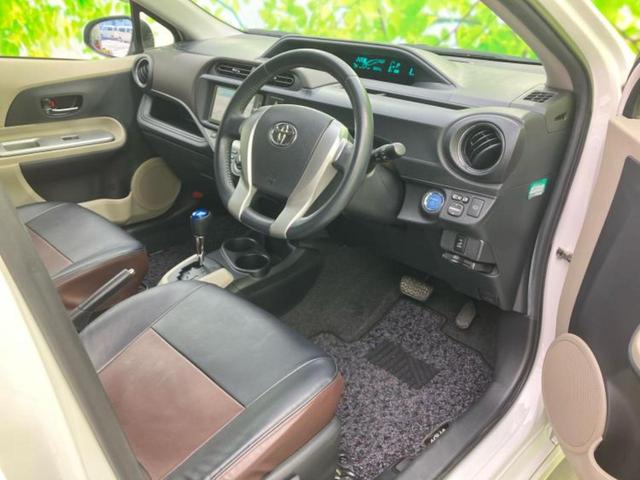 アクア G 純正 SDナビ/ヘッドランプ LED/Bluetooth接続/ETC/EBD付ABS/横滑り防止装置/アイドリングストップ/フルセグTV/エアバッグ 運転席/エアバッグ 助手席 LEDヘッドランプ(5枚目)