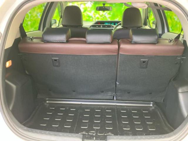 アクア G 純正 SDナビ/ヘッドランプ LED/Bluetooth接続/ETC/EBD付ABS/横滑り防止装置/アイドリングストップ/フルセグTV/エアバッグ 運転席/エアバッグ 助手席 LEDヘッドランプ(19枚目)