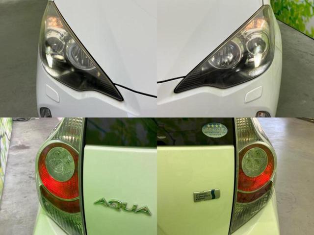 アクア G 純正 SDナビ/ヘッドランプ LED/Bluetooth接続/ETC/EBD付ABS/横滑り防止装置/アイドリングストップ/フルセグTV/エアバッグ 運転席/エアバッグ 助手席 LEDヘッドランプ(45枚目)