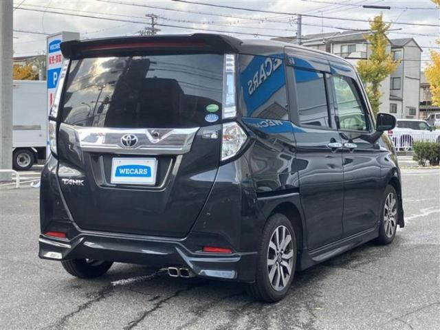 タンク カスタムG-T エアロ/社外 9インチ SDナビ/フリップダウンモニター/衝突安全装置/両側電動スライドドア/シートヒーター 前席/車線逸脱防止支援システム/ドライブレコーダー 前後/ヘッドランプ LED フルエアロ(3枚目)