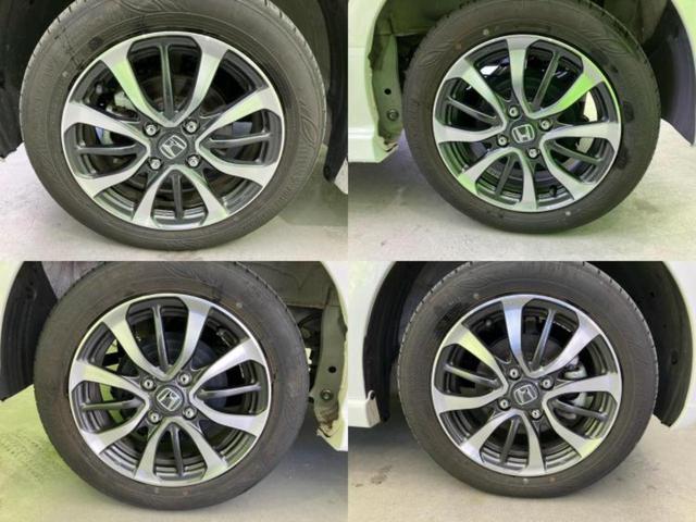 N-BOXカスタム ヒョウジュン 新品タイヤ/保証書/ホンダセンシング/電動スライドドア/車線逸脱防止支援システム/ヘッドランプ LED/アイドリングストップ/衝突安全ボディ/アルミホイール 純正 14インチ 衝突被害軽減システム(46枚目)