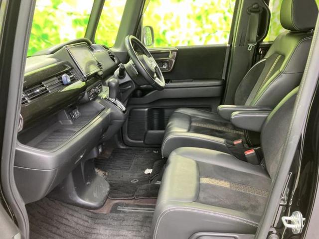 Ｎ－ＢＯＸカスタム Ｇ・ＥＸターボホンダセンシング　新品タイヤ／保証書／純正　８インチ　ＳＤナビ／ホンダセンシング／両側電動スライドドア／車線逸脱防止支援システム／シート　ハーフレザー／ドライブレコーダー　純正／ヘッドランプ　ＬＥＤ　ターボ　ＤＶＤ再生（7枚目）