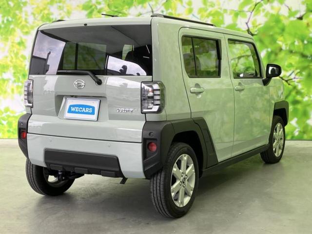 タフト Ｇ　新品タイヤ／ガラスルーフ／保証書／社外　ＳＤナビ／スマートアシスト（トヨタ・ダイハツ）／シートヒーター　前席／車線逸脱防止支援システム／ヘッドランプ　ＬＥＤ／ＥＴＣ／バックモニター／フルセグＴＶ（3枚目）