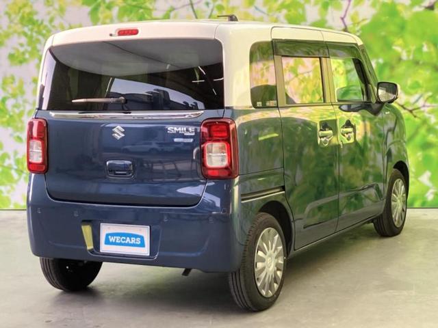 ワゴンＲスマイル ハイブリッドＸ　保証書／ディスプレイオーディオ＋ナビ９インチ／セーフティサポート（スズキ）／両側電動スライドドア／シートヒーター　運転席／全方位モニター用カメラ／車線逸脱防止支援システム　衝突被害軽減システム　禁煙車（3枚目）