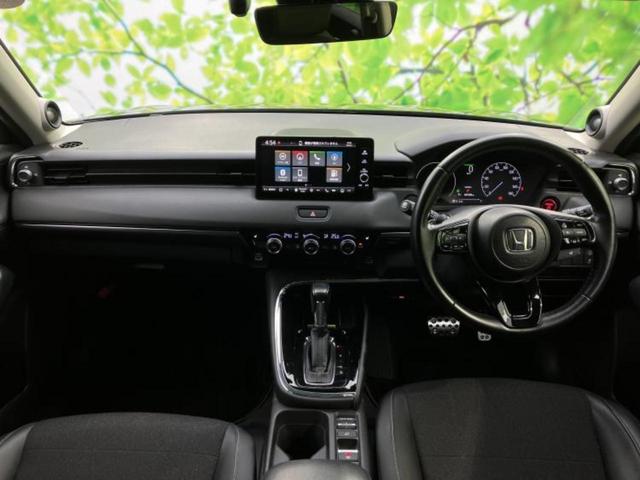 ヴェゼル ｅＨＥＶ　Ｚ　新品タイヤ／保証書／純正　ＳＤナビ／衝突安全装置／シートヒーター　前席／マルチビューカメラシステム／車線逸脱防止支援システム／電動バックドア／ドライブレコーダー　前後／ヘッドランプ　ＬＥＤ　禁煙車（4枚目）