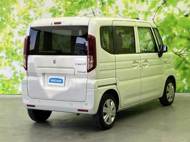 スペーシア ハイブリッドＧ　新品タイヤ／セーフティサポート（スズキ）／車線逸脱防止支援システム／ヘッドランプ　ＬＥＤ／禁煙車／エアバッグ　サイド／衝突安全ボディ／エンジンスタートボタン／キーレスエントリー／オートエアコン（3枚目）