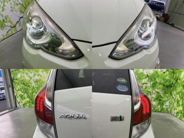 アクア Ｓスタイルブラック　新品タイヤ／モデリスタエアロ／保証書／衝突安全装置／車線逸脱防止支援システム／ヘッドランプ　ＬＥＤ／Ｂｌｕｅｔｏｏｔｈ接続／ＥＴＣ／ＥＢＤ付ＡＢＳ／横滑り防止装置／アイドリングストップ　フルエアロ（48枚目）
