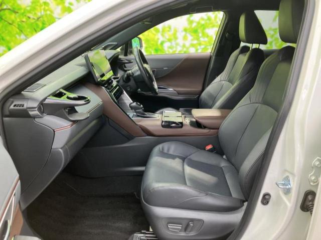 ハリアーハイブリッド Ｚレザーパッケージ　新品タイヤ／モデリスタエアロ／ＪＢＬ／純正　ＳＤナビ／デジタルインナーミラー／トヨタセーフティセンス／シートエアコン／パノラミックビューモニター／シート　フルレザー／電動バックドア　革シート　ＥＴＣ（7枚目）