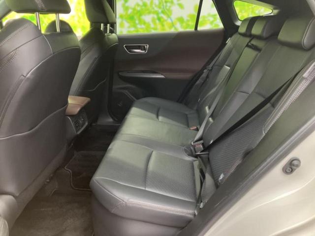 ハリアーハイブリッド Ｚレザーパッケージ　新品タイヤ／モデリスタエアロ／ＪＢＬ／純正　ＳＤナビ／デジタルインナーミラー／トヨタセーフティセンス／シートエアコン／パノラミックビューモニター／シート　フルレザー／電動バックドア　革シート　ＥＴＣ（8枚目）