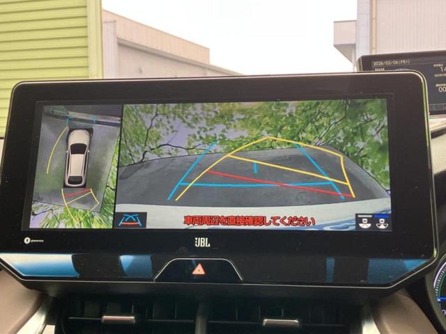 ハリアーハイブリッド Ｚレザーパッケージ　新品タイヤ／モデリスタエアロ／ＪＢＬ／純正　ＳＤナビ／デジタルインナーミラー／トヨタセーフティセンス／シートエアコン／パノラミックビューモニター／シート　フルレザー／電動バックドア　革シート　ＥＴＣ（13枚目）