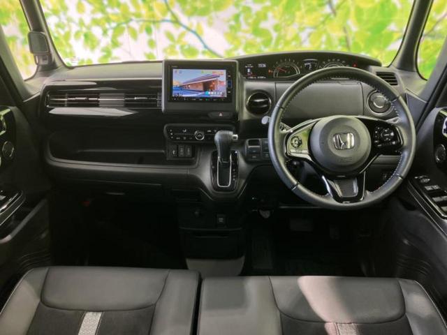 Ｎ－ＢＯＸカスタム Ｌ・ターボ　純正　ＳＤナビ／衝突安全装置／両側電動スライドドア／シートヒーター　前席／車線逸脱防止支援システム／シート　ハーフレザー／プロパイロット／ドライブレコーダー　前後／ヘッドランプ　ＬＥＤ　バックカメラ（4枚目）