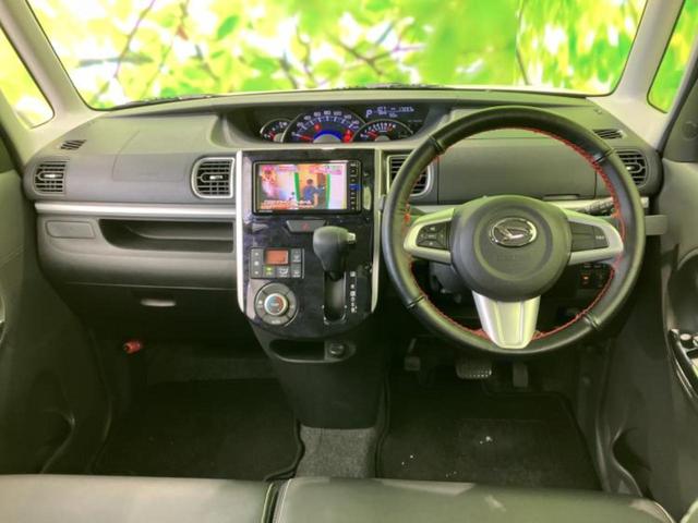 タント カスタムＸトップエディションＶＳ　ＳＡ３　保証書／純正　ＳＤナビ／スマートアシスト（トヨタ・ダイハツ）／両側電動スライドドア／シートヒーター　運転席／パノラマモニター／車線逸脱防止支援システム／シート　ハーフレザー／ドライブレコーダー　前後（4枚目）