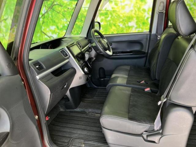 タント カスタムＸトップエディションＶＳ　ＳＡ３　新品タイヤ／保証書／純正　ＳＤナビ／スマートアシスト（トヨタ・ダイハツ）／両側電動スライドドア／シートヒーター　運転席／パノラマモニター／車線逸脱防止支援システム／シート　ハーフレザー　全周囲カメラ（7枚目）