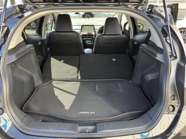 アクア Ｚ　新品タイヤ／保証書／純正　１０インチ　ナビ／トヨタセーフティセンス／シートヒーター　前席／パノラミックビューモニター／車線逸脱防止支援システム／シート　ハーフレザー／ドライブレコーダー　社外　ドラレコ（7枚目）