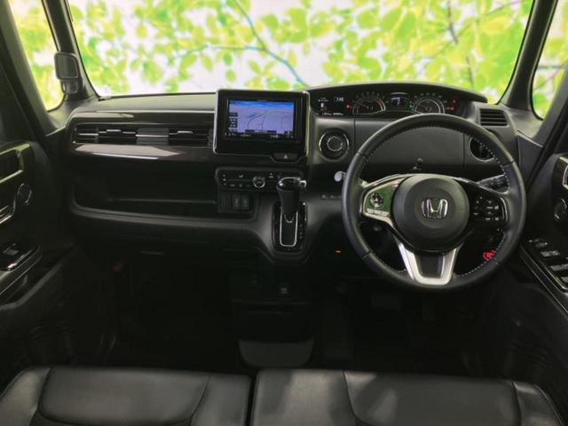 Ｎ－ＢＯＸカスタム Ｇ・Ｌターボホンダセンシング　社外　ＳＤナビ／ホンダセンシング／両側電動スライドドア／車線逸脱防止支援システム／シート　ハーフレザー／ヘッドランプ　ＬＥＤ／ＵＳＢジャック／Ｂｌｕｅｔｏｏｔｈ接続／ＥＴＣ／バックモニター（4枚目）