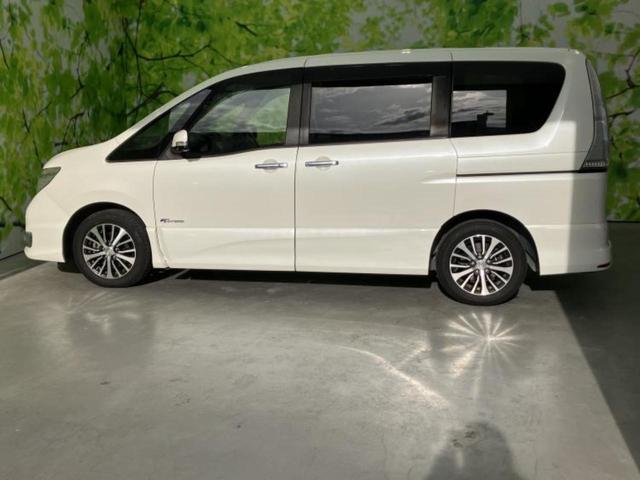 セレナ ハイウェイスターＶセレクションプラスセーフティ２ＨＶ　保証書／純正　８インチ　ＳＤナビ／フリップダウンモニター／エマージェンシーブレーキ／両側電動スライドドア／アラウンドビューモニター／車線逸脱防止支援システム／ドライブレコーダー　前後　全周囲カメラ（2枚目）