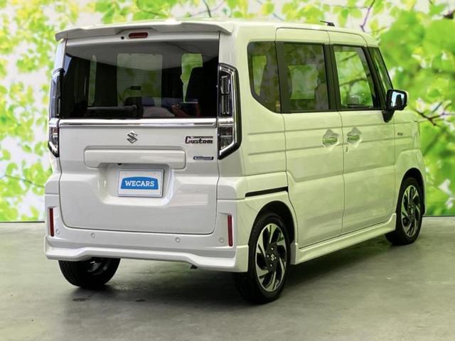 スペーシアカスタム ハイブリッドＸＳ　保証書／純正　９インチ　ＳＤナビ／両側電動スライドドア／シートヒーター／全方位モニター用カメラ／シート　ハーフレザー／ヘッドランプ　ＬＥＤ／ＥＢＤ付ＡＢＳ／アイドリングストップ　全周囲カメラ（3枚目）